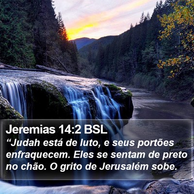 Jeremias 14:2 BSL Bible Verse Image