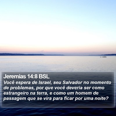 Jeremias 14:8 BSL Bible Verse Image