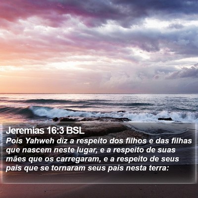 Jeremias 16:3 BSL Bible Verse Image