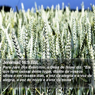 Jeremias 16:9 BSL Bible Verse Image