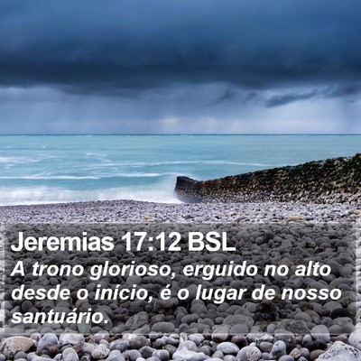 Jeremias 17:12 BSL Bible Verse Image