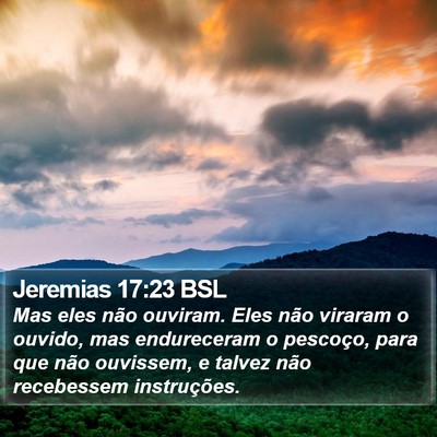 Jeremias 17:23 BSL Bible Verse Image