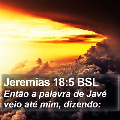 Jeremias 18:5 BSL Bible Verse Image
