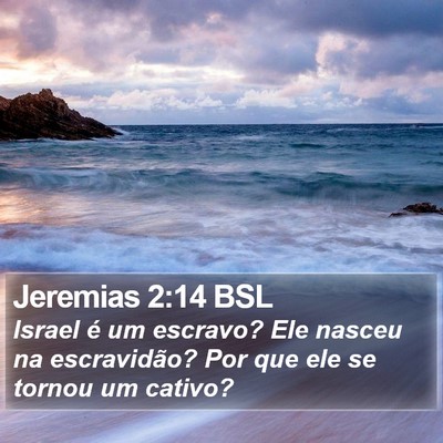 Jeremias 2:14 BSL Bible Verse Image
