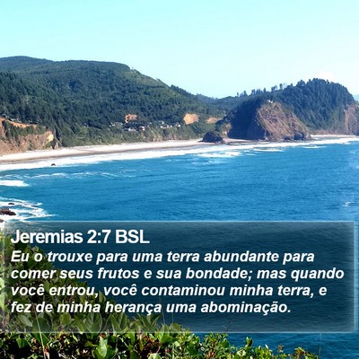 Jeremias 2:7 BSL Bible Verse Image
