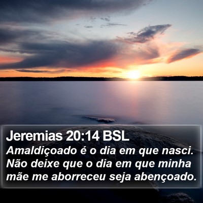 Jeremias 20:14 BSL Bible Verse Image