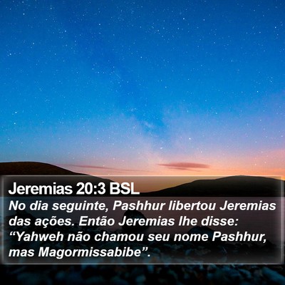 Jeremias 20:3 BSL Bible Verse Image