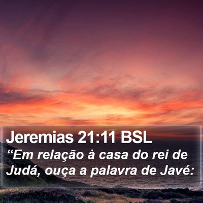 Jeremias 21:11 BSL Bible Verse Image