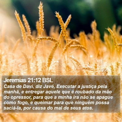 Jeremias 21:12 BSL Bible Verse Image