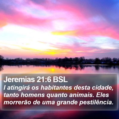 Jeremias 21:6 BSL Bible Verse Image