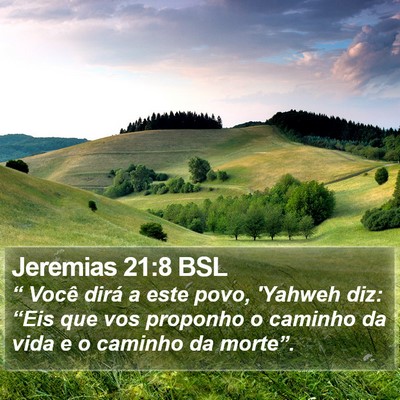 Jeremias 21:8 BSL Bible Verse Image
