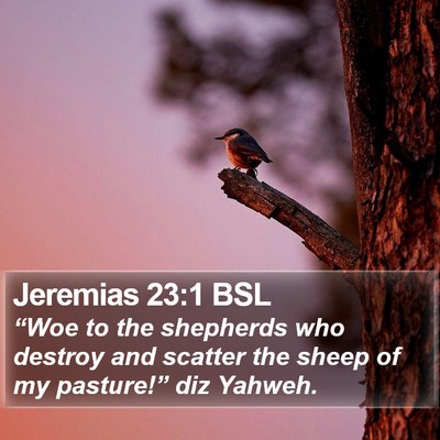 Jeremias 23:1 BSL Bible Verse Image