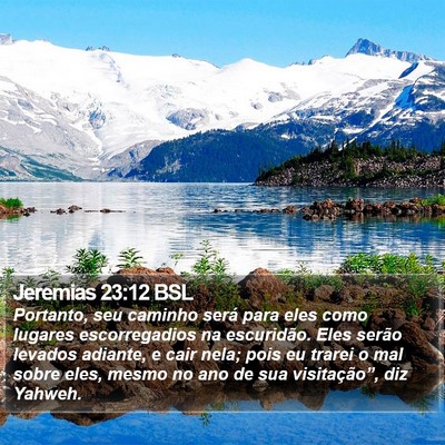 Jeremias 23:12 BSL Bible Verse Image