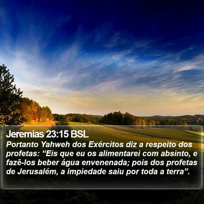 Jeremias 23:15 BSL Bible Verse Image