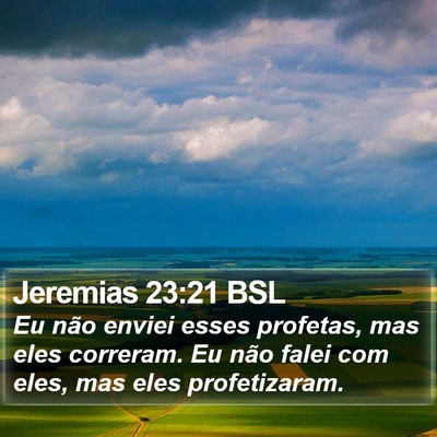 Jeremias 23:21 BSL Bible Verse Image
