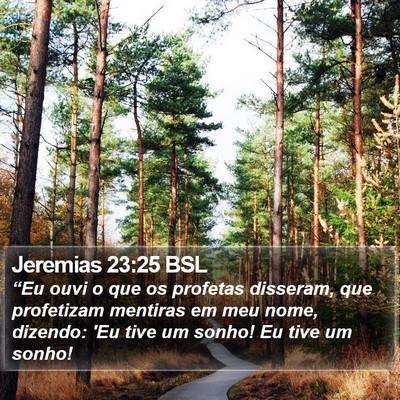 Jeremias 23:25 BSL Bible Verse Image