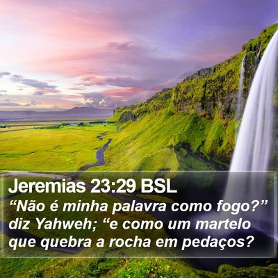 Jeremias 23:29 BSL Bible Verse Image