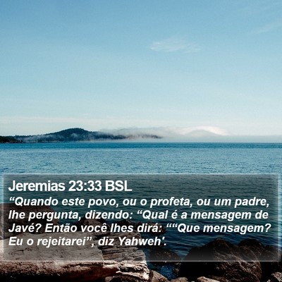 Jeremias 23:33 BSL Bible Verse Image
