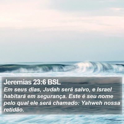 Jeremias 23:6 BSL Bible Verse Image