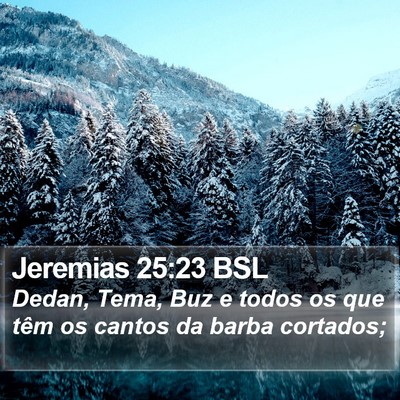 Jeremias 25:23 BSL Bible Verse Image