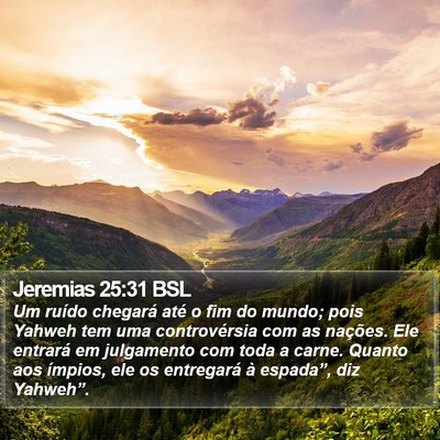 Jeremias 25:31 BSL Bible Verse Image