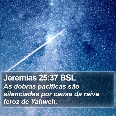 Jeremias 25:37 BSL Bible Verse Image