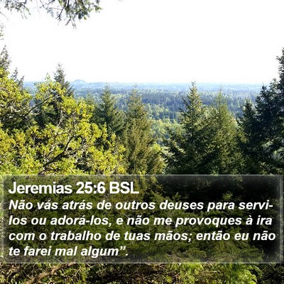 Jeremias 25:6 BSL Bible Verse Image
