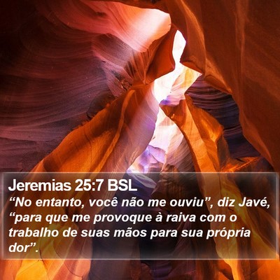 Jeremias 25:7 BSL Bible Verse Image