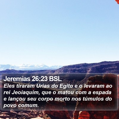 Jeremias 26:23 BSL Bible Verse Image