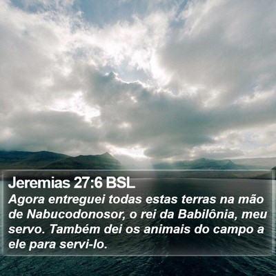 Jeremias 27:6 BSL Bible Verse Image