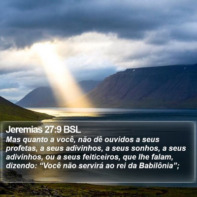 Jeremias 27:9 BSL Bible Verse Image