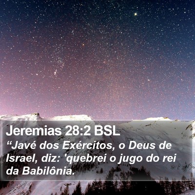 Jeremias 28:2 BSL Bible Verse Image