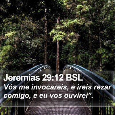 Jeremias 29:12 BSL Bible Verse Image