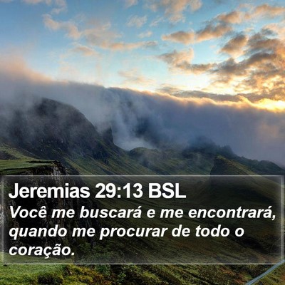Jeremias 29:13 BSL Bible Verse Image