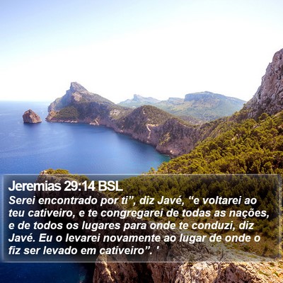 Jeremias 29:14 BSL Bible Verse Image