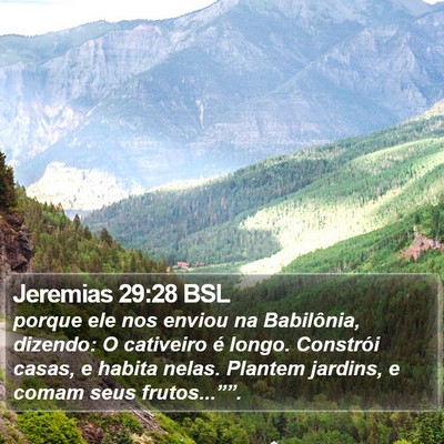 Jeremias 29:28 BSL Bible Verse Image