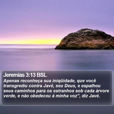 Jeremias 3:13 BSL Bible Verse Image