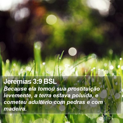 Jeremias 3:9 BSL Bible Verse Image