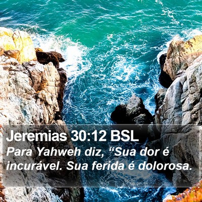 Jeremias 30:12 BSL Bible Verse Image