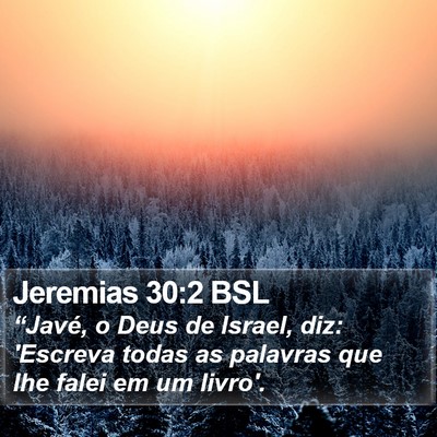 Jeremias 30:2 BSL Bible Verse Image