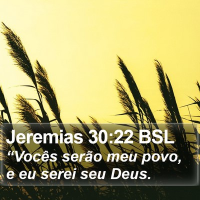 Jeremias 30:22 BSL Bible Verse Image