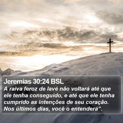 Jeremias 30:24 BSL Bible Verse Image