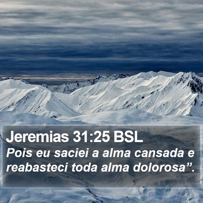 Jeremias 31:25 BSL Bible Verse Image