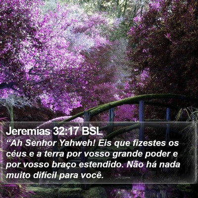 Jeremias 32:17 BSL Bible Verse Image