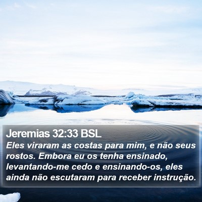 Jeremias 32:33 BSL Bible Verse Image