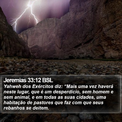Jeremias 33:12 BSL Bible Verse Image