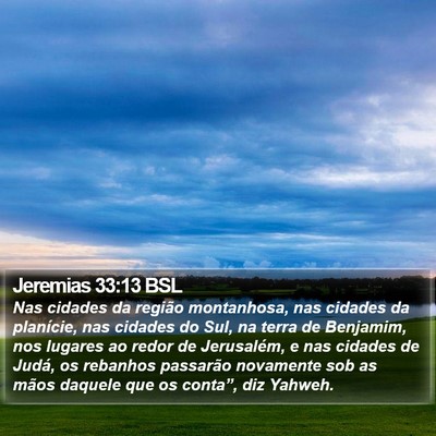 Jeremias 33:13 BSL Bible Verse Image