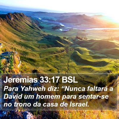 Jeremias 33:17 BSL Bible Verse Image