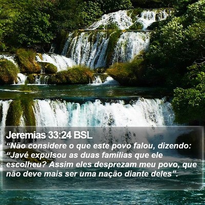 Jeremias 33:24 BSL Bible Verse Image