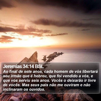 Jeremias 34:14 BSL Bible Verse Image
